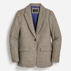 J. Crew Sommerset Blazer in houndstooth English wool 6T